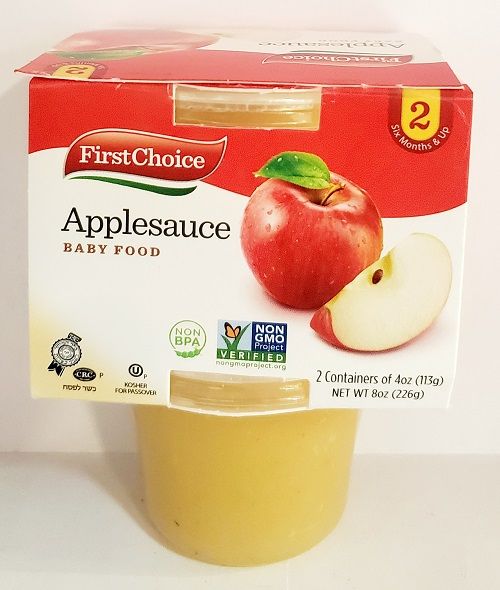 First Choice Applesauce (10 X 2 Oz) 