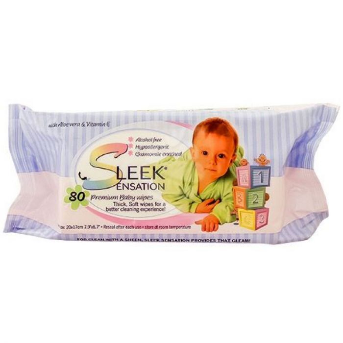 Sleek Wipes Premium (16 X 72 Ct) 