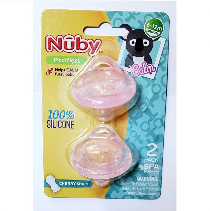  Nuby Round Pacifier 2 Pack