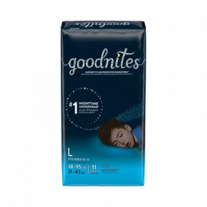 Goodnites Bedtime Pants L (4 X 11 Ct) Boys