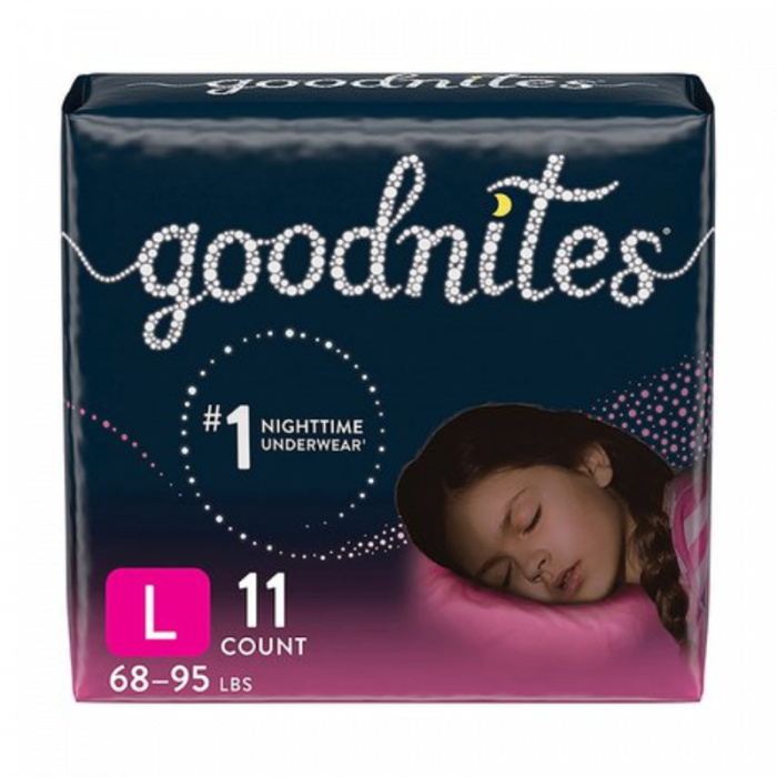 Goodnites Bedtime Pants L (4 X 11 Ct) Girls
