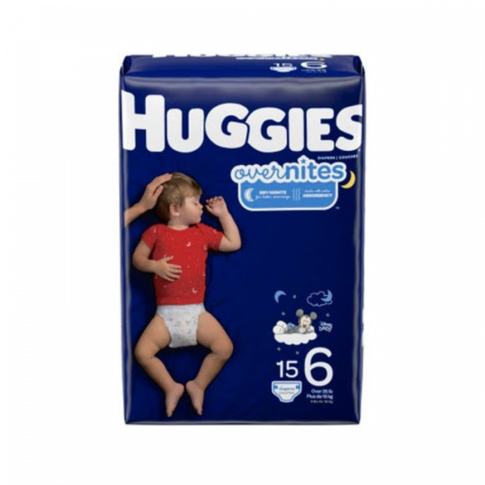 Huggies Overnites Size 6 (4 x 15 Ct)