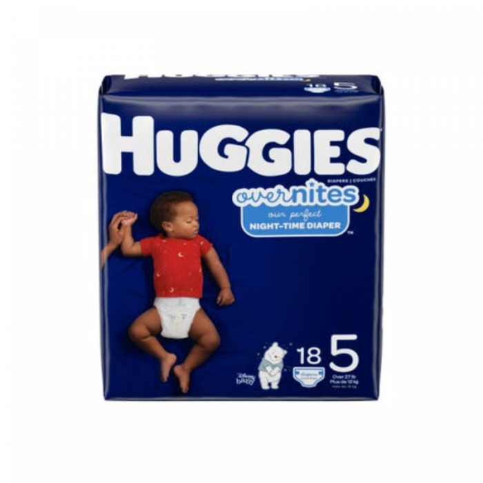 Huggies Overnites Size 5 (4 x 18 Ct)